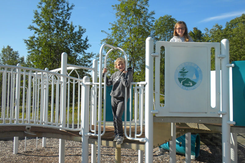 playground at hartwick pines state park